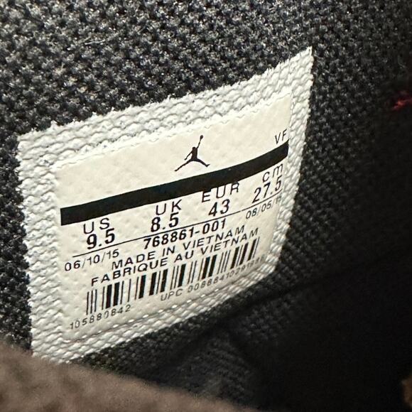 NIB NWT Nike Air Jordan 1 1.5 High The Return Bred Basketball Sneaker Men\'s 9.5 main image 7